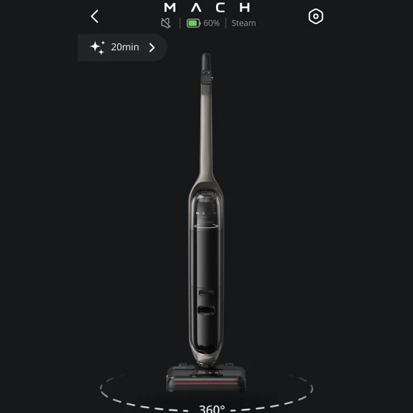 Eufy Mach V1 Ultra parni mokro-suhi pokončni sesalnik