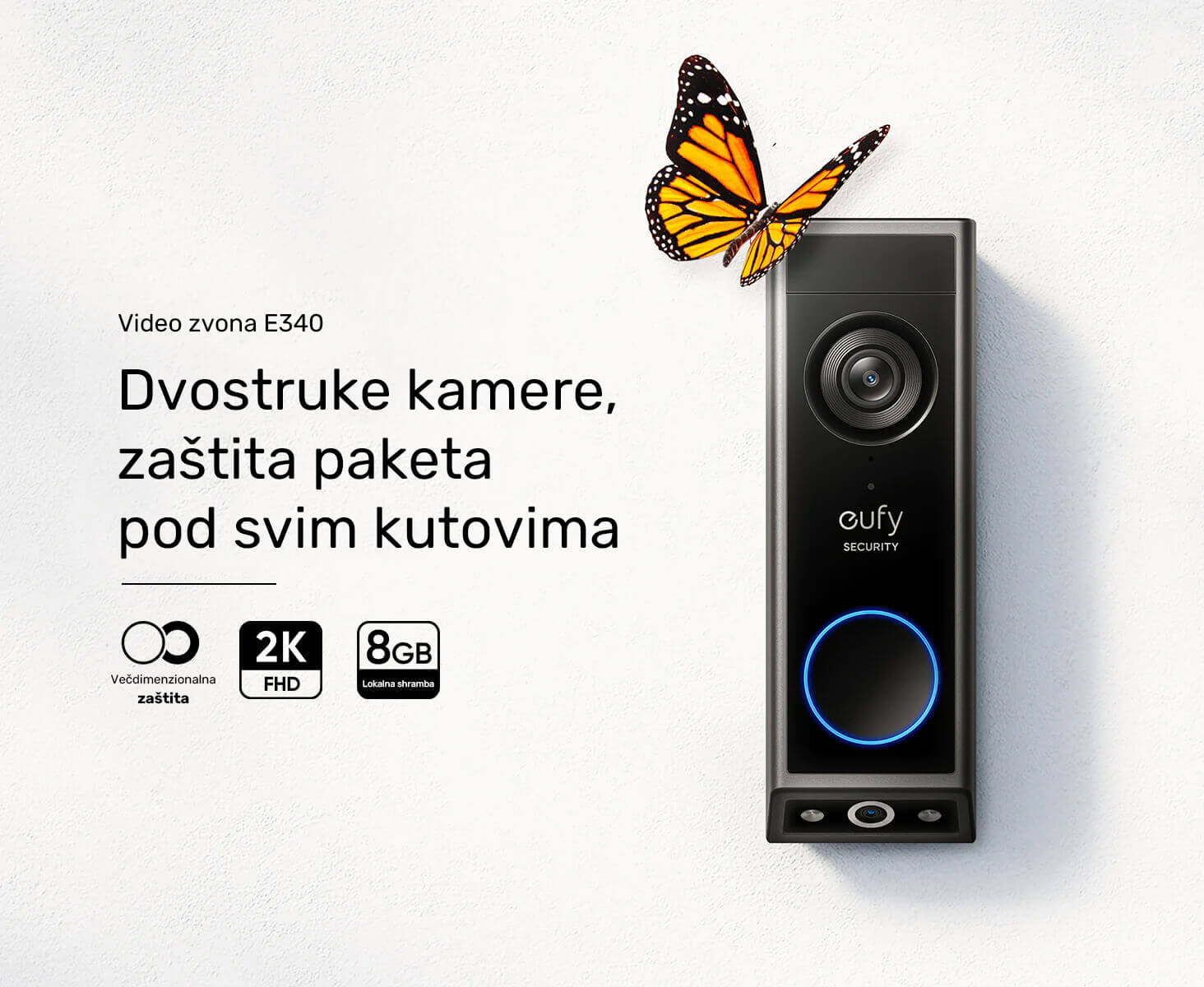 Anker Eufy security E340 2K brezžični domofon